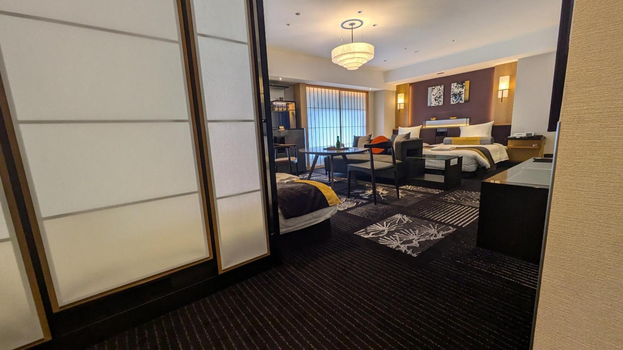 โรงแรมนิว โอตานิ โอซาก้า ภายนอก รูปภาพ A room at the hotel